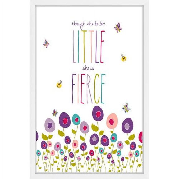 Marmont Hill "Little But Fierce" by Karen Zukowski Framed Painting Print