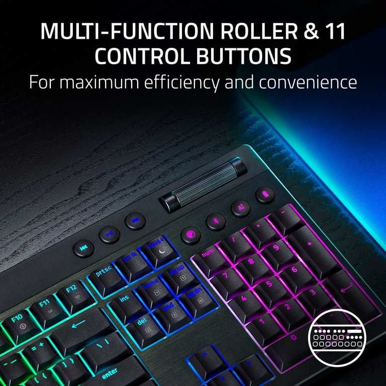 Razer, Low-profile Wireless Mechanical Gaming Keyboard, V4, Black