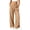 Khaki women's high waisted wide leg pants a1, variant on Bzdzmqm Wide Leg Pants for Women High Waisted Flowy Palazzo with Pockets Elastic Waist Trousers Summer Beach Vacation Clothes, Gray 2XL