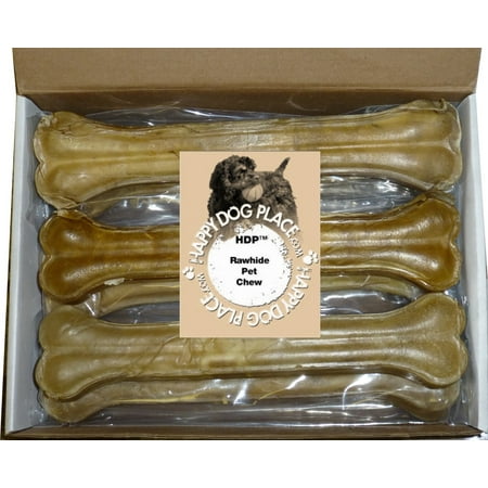 UPC: 0081159035648 | HDP Premium Pressed Rawhide Bones 12  Size:Pack of 10