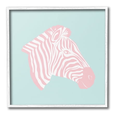 Stupell Industries Pastel Zebra Portrait Animals & Insects Painting White Framed Art Print Wall Art 24 x 24 Stupell Industries Pastel Zebra Portrait Animals & Insects Painting White Framed Art Print Wall Art 24 x 24