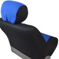 thumbnail image 4 of Car Seat Covers Full Set Front Rear Bench Cushion Pad Protector, Fit Most Cars, Trucks, Suvs, Vans, Black, 4 of 12