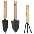 thumbnail image 1 of Lishi Mini Plant Gardening Tools Set - Spade, Claw, Rake, Shovel for Flower Planting (3pcs), 1 of 13