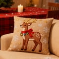 thumbnail image 1 of Christmas Pillow Covers 17.7x17.7 Inches Decorative Pillow Cases With Soft Fabric Hidden Zipper For Home Decor, 1 of 3
