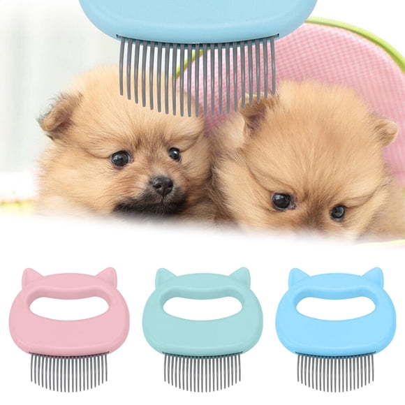 Pet Cat and Dog Massage Comb Grooming Hair Removal Cleaning Brush Hair Removal Cleaning Brush with Three Optional Colors
