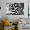 thumbnail image 6 of Zebra Head Zoom Canvas Art Poster And Wall Art Picture Print Modern Family Bedroom Decor Posters,Unframe-style,08x12inch(20x30cm), 6 of 8