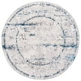 thumbnail image 3 of SAFAVIEH Amelia Romeo Abstract Area Rug, Gray/Blue, 6'7" x 6'7" Round, 3 of 11