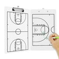 thumbnail image 2 of Dosaele Basketball Coaching Board Efficient Double Sided Basketball Clipboard Lightweight Dry Erase Clipboard for Practice and Game, 2 of 11