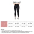 thumbnail image 5 of Pantalones de yoga para mujer, mallas de entrenamiento, cintura alta, control de barriga, sin costuras, para deportes, gimnasio, negro, L, 5 of 5