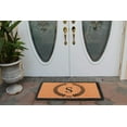 thumbnail image 3 of A1 Home Collections First Impression Divina Handwoven Extra Thick Leaf Doormat Monogrammed S,Large (24"X39"), 3 of 7