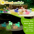 thumbnail image 4 of 200 PCS Luminous Mini Resin Ducks Glow in the Dark Tiny Duck for Garden Christmas Birthday Party DIY Decoration Craft, 4 of 7