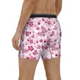 thumbnail image 3 of Rocae Flower Butterfly for Stretch Moisture-Wicking Underwear,Men's Underwear Boxer Briefs X-Large, 3 of 9