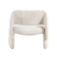 thumbnail image 4 of Pasargad Home Zarina Upholstered Modern Accent Chair in Ivory, 4 of 8
