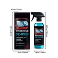 thumbnail image 3 of Halons Automobile Windshield Deicing Spray 120ml | Fast-Acting Ice Remover for Car Glass | Formula for All Vehicle Windows | Easy-Use Spray Bottle Design | , Portable Solution for Winter Visibility, 3 of 9