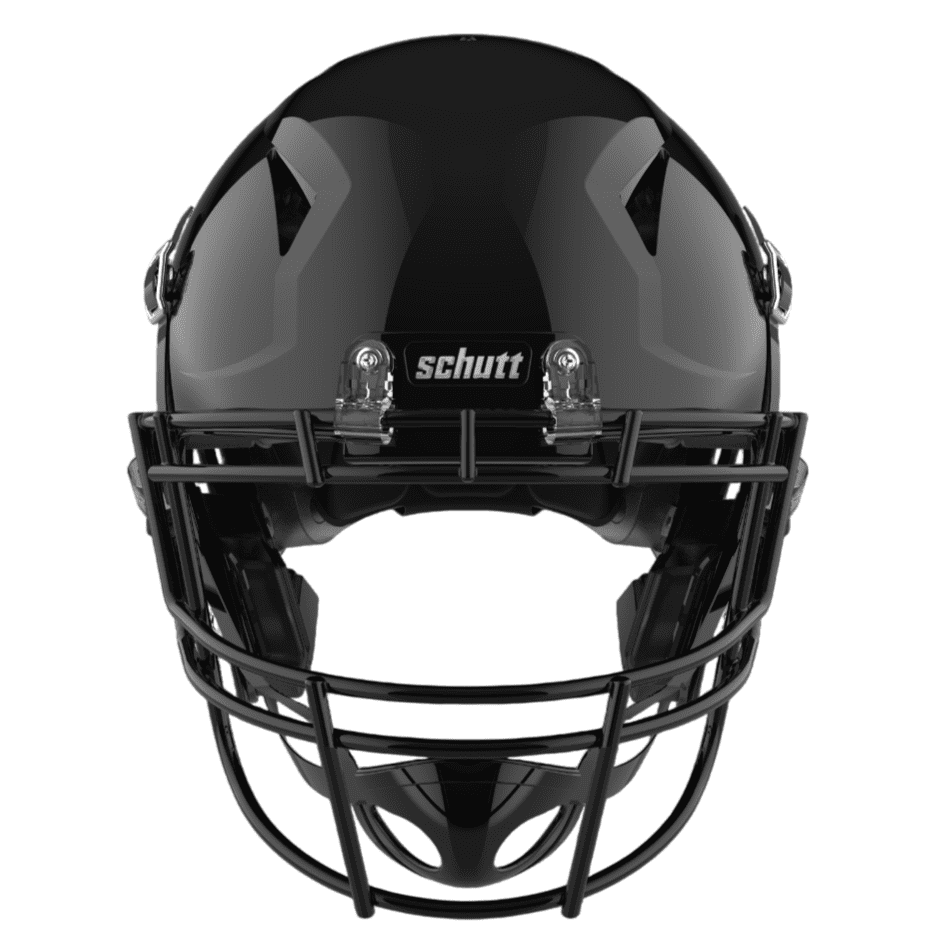 Schutt Youth Vengeance A11 2.0 Football Helmet with Attached Facemask, Size Youth Small, Black