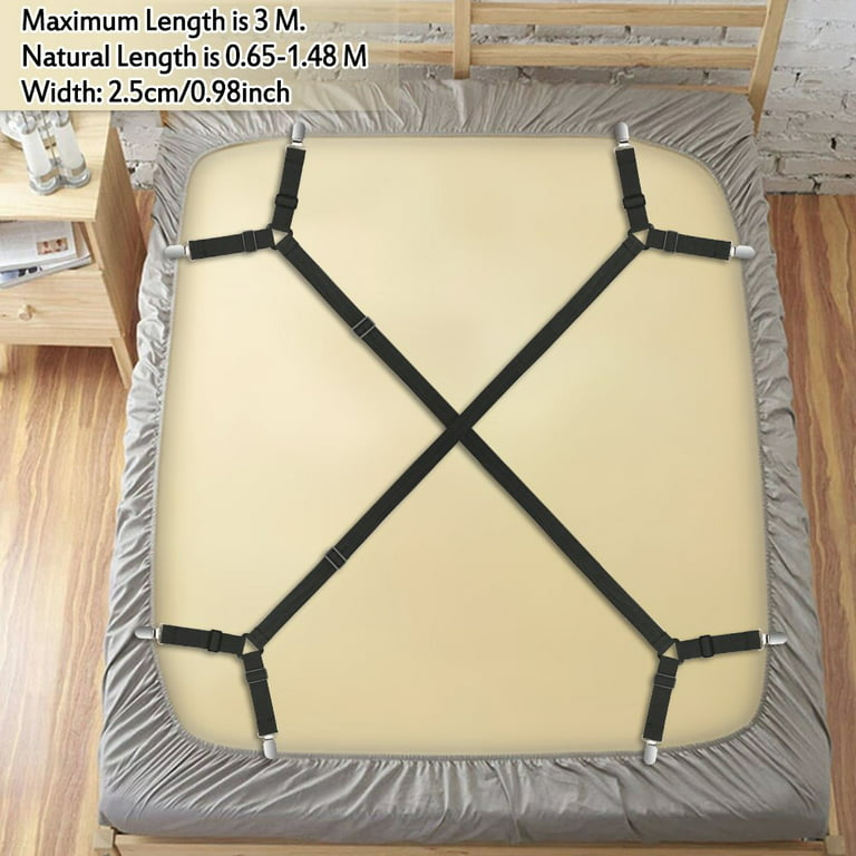 4pcs Bed Sheet Triangle Clip Bedsheet Clipper Holder Bed Sheet Clip Clipper Gripper  Mattress Clip Bedside Hold, 24/7 Customer Service
