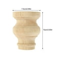 thumbnail image 2 of FELTECHELECTR 1Set Stable Support Wood Furniture Leg for TV Cabinet Legs Pack, 2 of 8