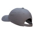 thumbnail image 3 of Minimal Piggy Outline Embroidered Unstructured Cotton Twill Cap - Grey OSFM, 3 of 5