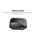 thumbnail image 4 of 3PCS Qixxronics for Apple Watch Case, SE 3 (40mm), Black, with Built-in Tempered Glass Screen Protector, 4 of 5
