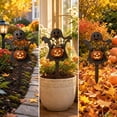thumbnail image 4 of Halloween Themed Metal Courtyard Ground Stake Ornament,12in,Weatherproof Porch Yard Spooky Decor, Outdoor Festival Figurine Shipped for Garden Lawn Front Porch Layout, 4 of 7