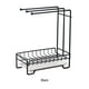 thumbnail image 4 of Advancent Estante para esponjas: práctico y práctico soporte para paños de cocina con función de gota de agua extraíble Organizadores de utensilios de cocina Negro, 4 of 6