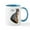 White/Blue Inside, variant on CafePress - Santa Cruz Island Fox Mug - 11 oz Ceramic Mug - Novelty Coffee Tea Cup