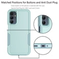 thumbnail image 6 of Galaxy A16 5G Case , 2 in 1 Phone Case for Samsung Galaxy A16 5G 6.7 inch ,Takfox Shockproof Protection Heavy Duty Armor Hard Plastic & Rubber Rugged Full Body Bumper Cover ( Mintgreen ), 6 of 12