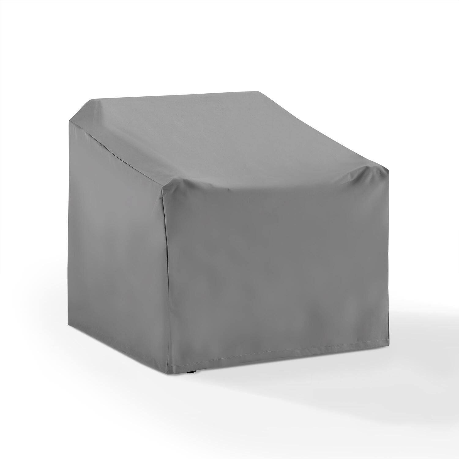 Outdoor Chair Cover - Heavy Duty Vinyl, Waterproof, Protective Patio Furniture Cover - Gray