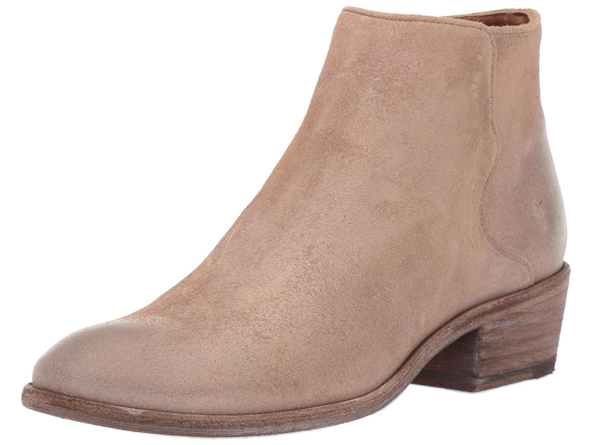 frye carson piping bootie reviews