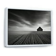 thumbnail image 2 of Designart "Country Charm Of The Black And White Barn" Barn Floater Framed Canvas Prints, 2 of 5