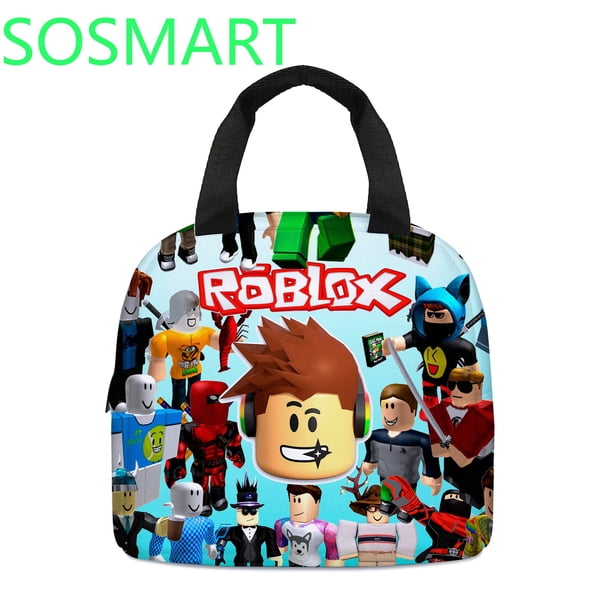 Roblox-Mochila de mundo Virtual para estudiantes de primaria y secundaria, morral escolar de dibujos animados de Anime para niños y niñas