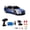 3 Battery, variant on 1/24 Scale 4WD Alloy RC Drift Car with LED Lights, Openable Doors & Hood, Racing Tires, 15 km/h Remote Control Vehicle for Adults, 1Battery