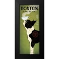 thumbnail image 2 of Fowler, Ryan 12x24 Black Modern Framed Museum Art Print Titled - Boston Terrier Coffee Co, 2 of 5