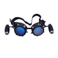 thumbnail image 1 of Gafas de estilo Steampunk con LED a prueba Vestir Cyber Gafas de sol Cosplay Negro Hugo Gafas estilo Steampunk, 1 of 7