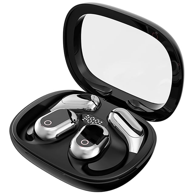 Black Language Translator Earbuds With 144 Language Support And Noise Cancellation For Business Use Black