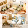 thumbnail image 3 of Juego de muebles para casas de muñecas HAPGFS, 45 piezas, miniaccesorios, 3 of 7