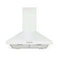 thumbnail image 2 of Ancona 24 in. Convertible Wall Pyramid Range Hood in White, 2 of 6