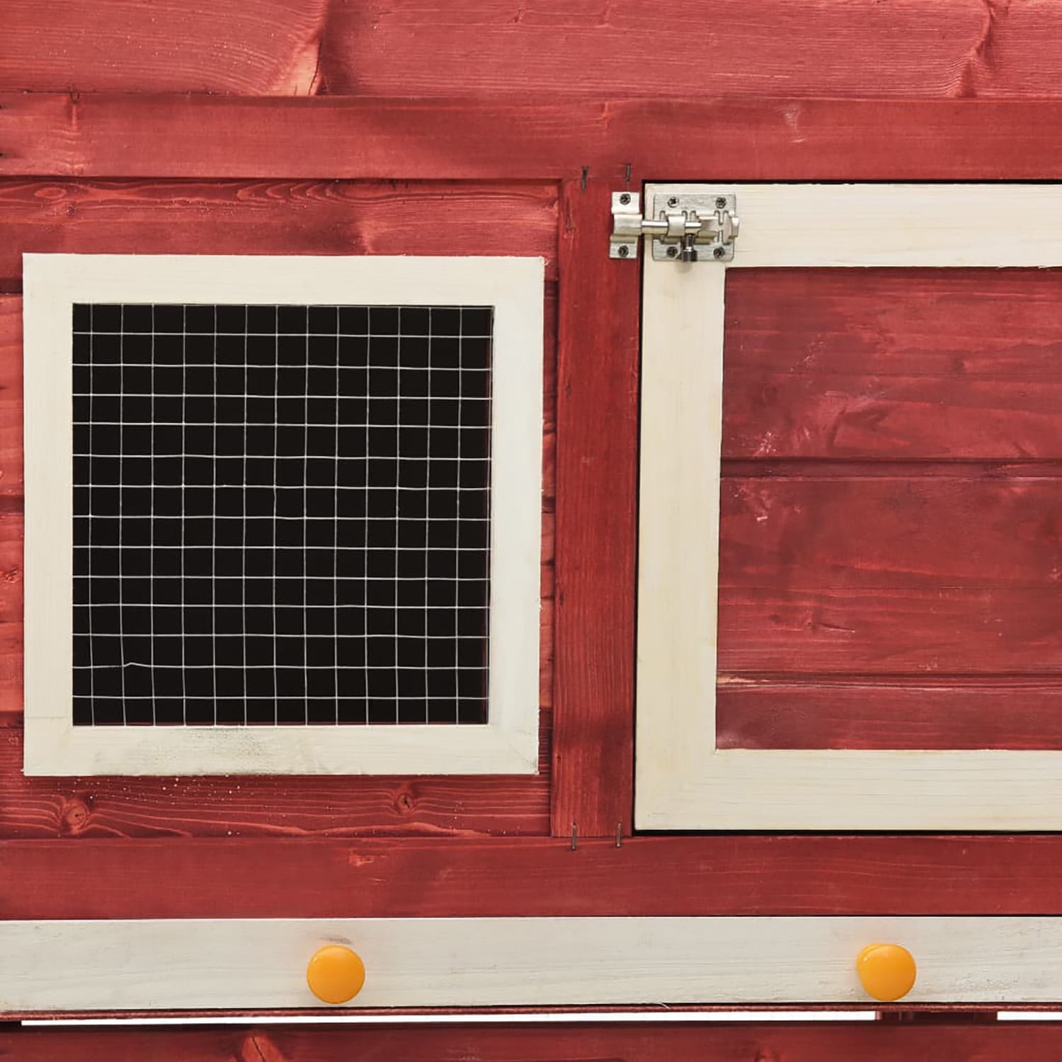 Pefilos 55" Wooden Chicken Coop for Indoor, Rabbit Hutch for Outdoor, Bunny Cage Hen House with Run, Guinea Pig Hutch Removable Tray, Red Pefilos 55" Wooden Chicken Coop for Indoor, Rabbit Hutch for Outdoor, Bunny Cage Hen House with Run, Guinea Pig Hutch Removable Tray, Red