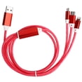 thumbnail image 3 of Cable de carga que fluye LED, cable de carga multi USB 3 en 1, cable de carga multiflujo elaborado por expertos, 3 of 8
