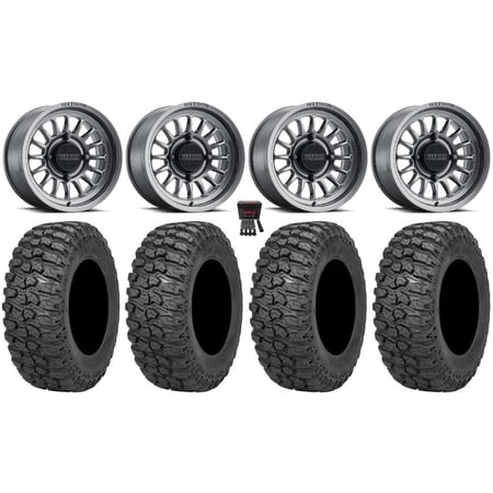 Method 411 15 Wheels Ti (5+2) 35 Trail Saw 2.0 Tires Can-Am Maverick X3 / Honda Pioneer 1000 / Talon