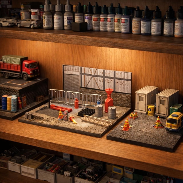 11 piezas de señales de tráfico en miniatura a escala 1/64, accesorios para exhibición de escenas, , set de juego infantil, colección de