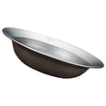thumbnail image 4 of Salad Plate Shallow Salad Plate Stainless Steel Plate Kitchen Serving Plate Food Mixing Basin, 4 of 8