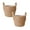 Khaki*2, variant on Woven Straw Flower Pot With Plastic Liner, Seagrass Planters Basket, Garden Plant Pot Containers Wicker Rattan Vase Sundries Organizer Storage Bins for Indoor Outdoor Plants Vintage Decor, 9.84x7.87"
