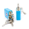 thumbnail image 3 of Miami CarryOn TSA Approved Padlock, Keyed Luggage Lock - 2 Pack, Light Blue, 3 of 4