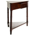 thumbnail image 3 of Safavieh Table d'Angle en Bois Gabe Cerisier Foncé, 3 of 5