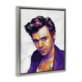 thumbnail image 4 of Stupell Industries Bright Hued Harry People Painting Gray Floater Framed Canvas Art Print Wall Art, 25 x 31, 4 of 10