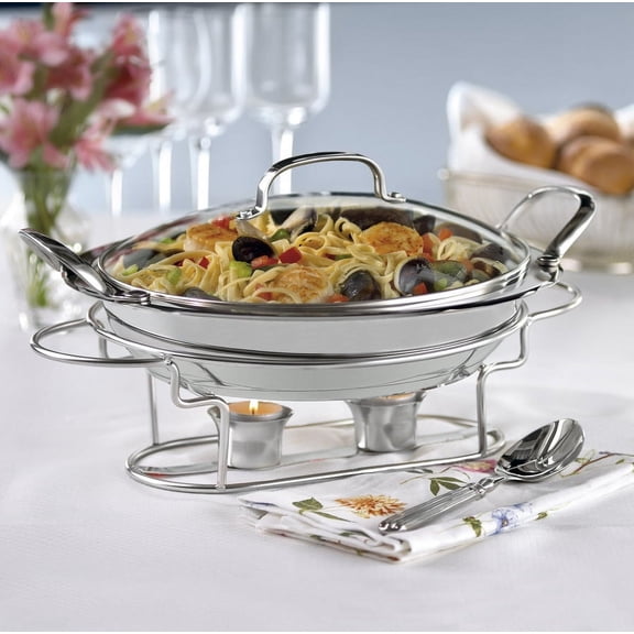 Cuisinart Classic Entertaining 11" Round Buffet Server, Silver