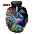 thumbnail image 5 of Sudadera con capucha hermosa de pavo real para hombre, suéteres para hombre, sudaderas con capucha con estampado 3D de animales del zoológico Maurya, ropa para mujer, moda Harajuku, sudadera con capuc, 5 of 5