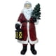 thumbnail image 2 of Estatua de Papá Noel de resina, figura decorativa navideña en miniatura de pie Linterna de 5 x 34 x 105 pulgadas, 2 of 9
