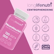NeuroNourish (Centrophenoxine) 300mg - 120 Vegetarian Capsules, 4-Month Supply, Natural Nootropic for Strengthening Memory, Focus, Cognitive Function, GMP Certified, Made in USA